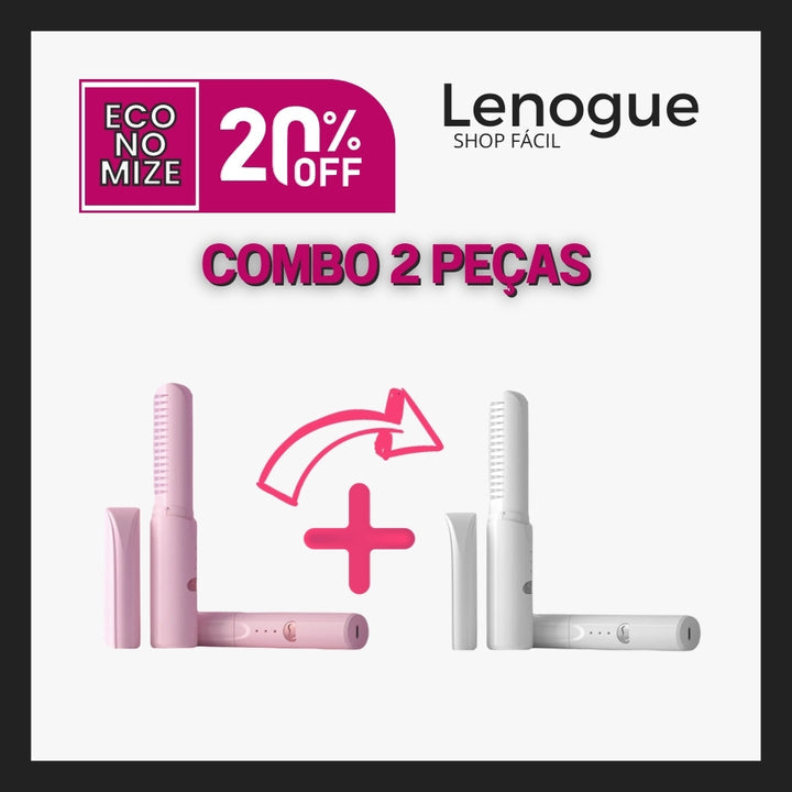 Modelador e Alisador para Cabelos Style Pro Hair 2 em 1 - Lançamento Mundial 2.0 - OWL EL SHARDY