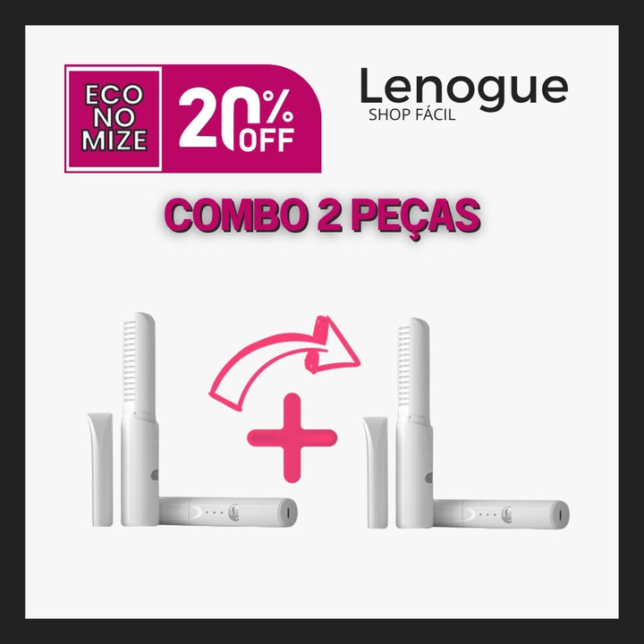 Modelador e Alisador para Cabelos Style Pro Hair 2 em 1 - Lançamento Mundial 2.0 - OWL EL SHARDY