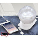 Abajur Projetor Aurora Diamante Com Caixa de Som Embutida - Faça seu Próprio Projetor de Luz em Casa! - OWL EL SHARDY