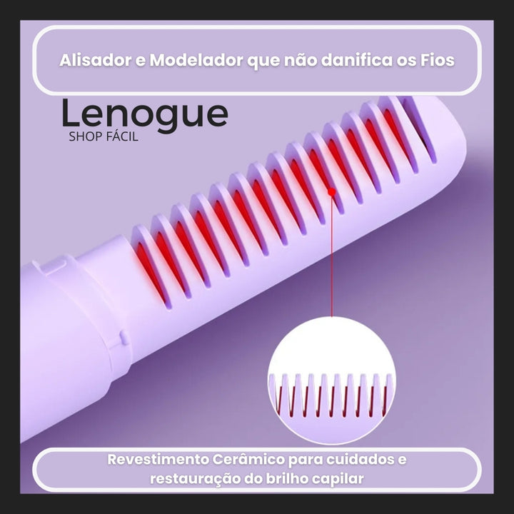 Modelador e Alisador para Cabelos Style Pro Hair 2 em 1 - Lançamento Mundial 2.0 - OWL EL SHARDY