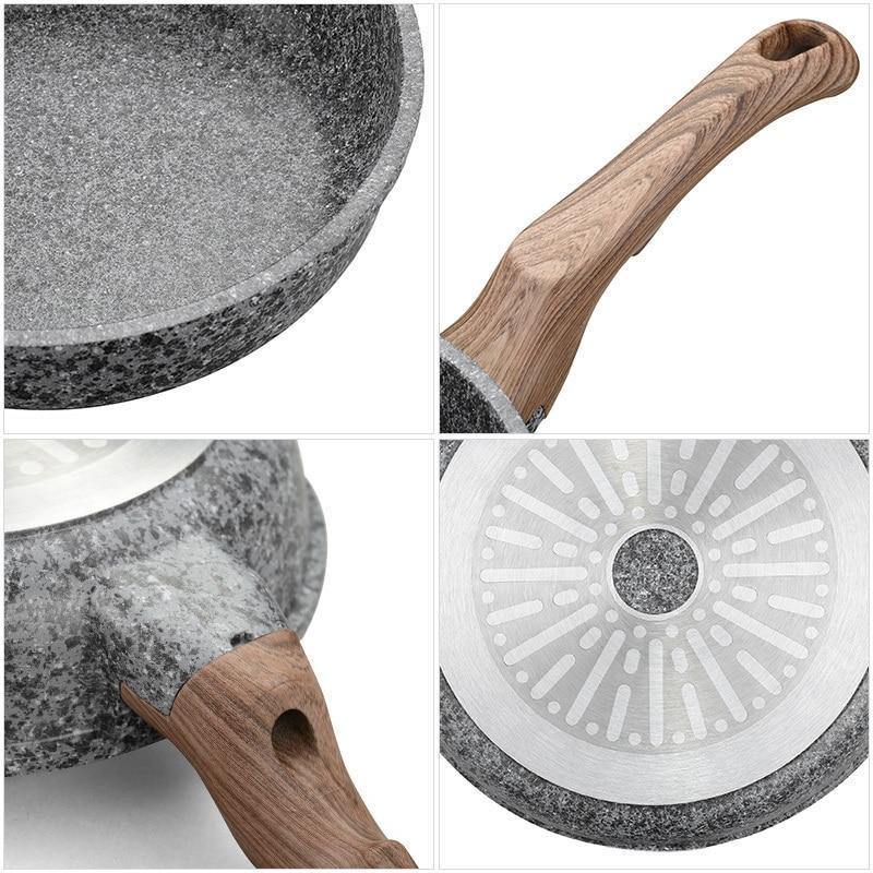 WOKKY™ - Panela de Granito Antiaderente - OWL EL SHARDY