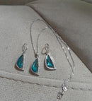 Brinco Geométrico Strass + Colar - OWL EL SHARDY