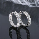 Brinco Silver Moissanita - OWL EL SHARDY