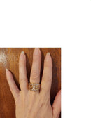 Anel GoldGlass - OWL EL SHARDY