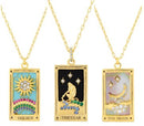 Colar Tarot Gold - OWL EL SHARDY