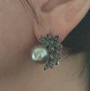 Brincos Pérola Prata - OWL EL SHARDY