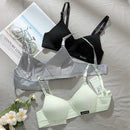 Kit com 5 sutiãs 100% algodão com fecho de 3 aros, não machuca e não marca - OWL EL SHARDY