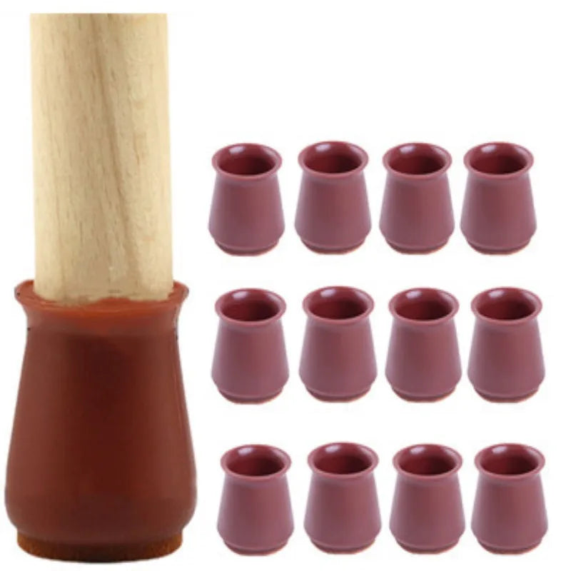 Protetores de Silicone para Pernas de Cadeira - Conjunto com 16 Peças - OWL EL SHARDY