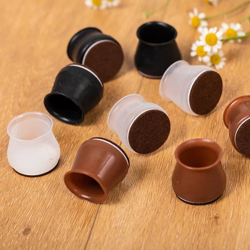 Protetores de Silicone para Pernas de Cadeira - Conjunto com 16 Peças - OWL EL SHARDY