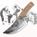 Altomino - Faca de uso profissional feita à mão - OWL EL SHARDY