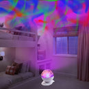 Abajur Projetor Aurora Diamante Com Caixa de Som Embutida - Faça seu Próprio Projetor de Luz em Casa! - OWL EL SHARDY