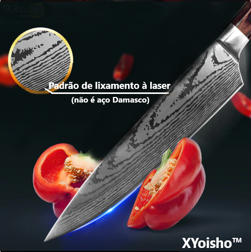 XYoisho™ - Faca Japonesa de Cozinha de 8 polegadas - OWL EL SHARDY
