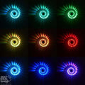2 Peças de Luzes Decorativas de Parede em Espiral - OWL EL SHARDY