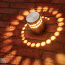 2 Peças de Luzes Decorativas de Parede em Espiral - OWL EL SHARDY