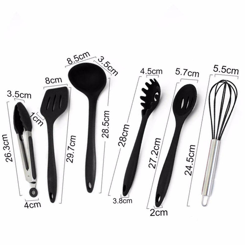 Conjunto de Utensílios em Silicone - OWL EL SHARDY