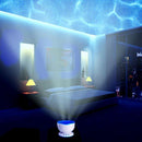 Abajur Projetor de Ondas com Caixa de Som Embutida - OWL EL SHARDY